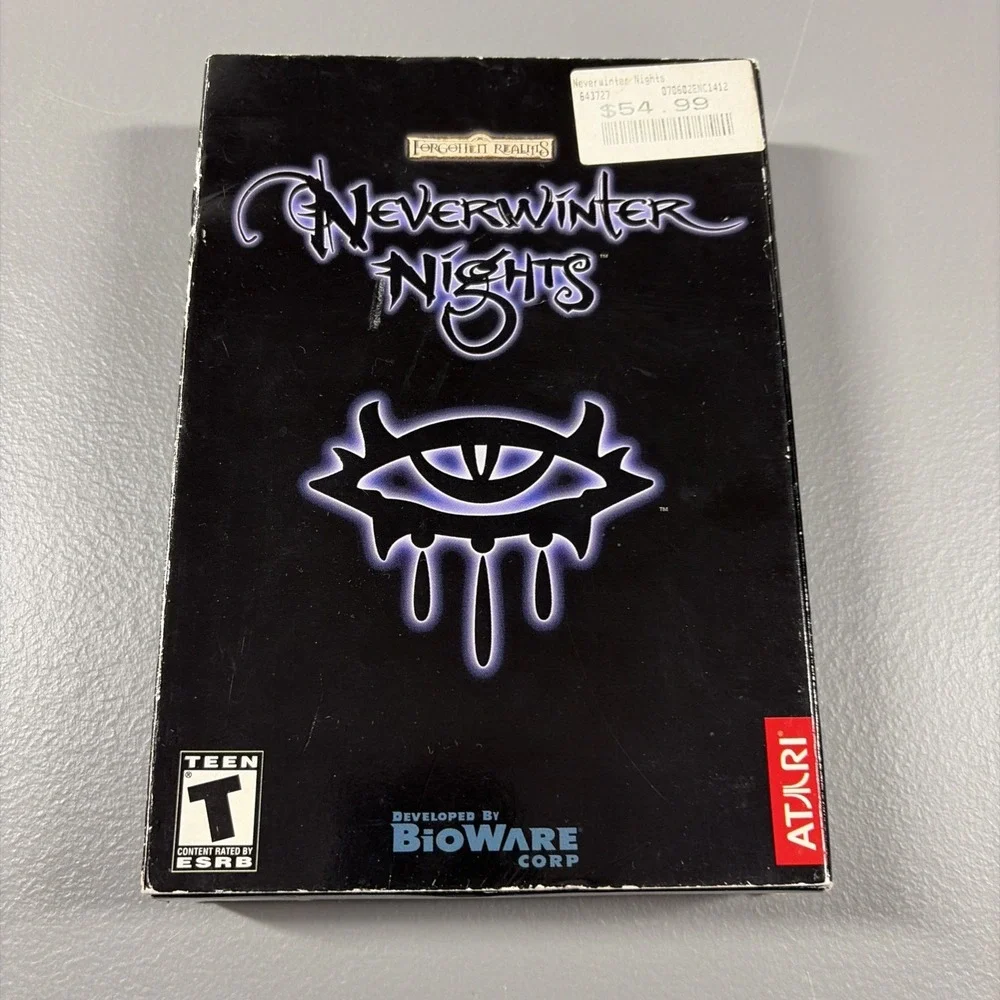 Neverwinter Nights PC Game Box Set Manuals 2 CDs Atari